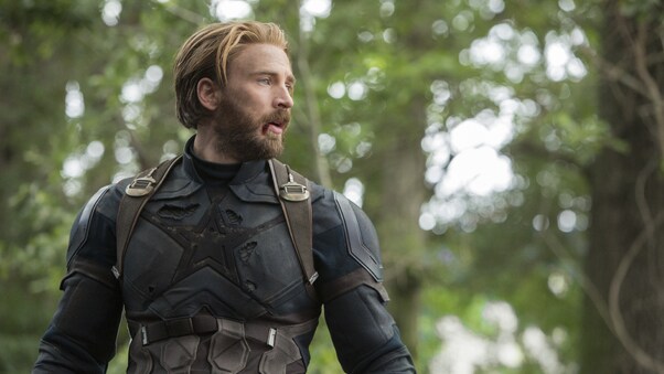 Captain America In Avengers Infinity War Wallpaper