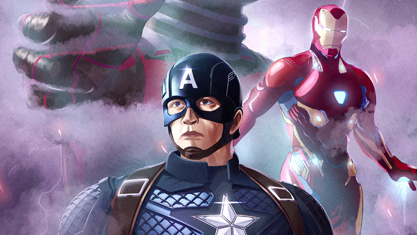 Captain America Iron Man 4k 2020 Wallpaper