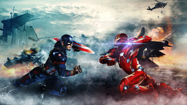 Captain America Iron Man Wallpaper