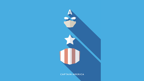 Captain America Minimalist 4k Wallpaper