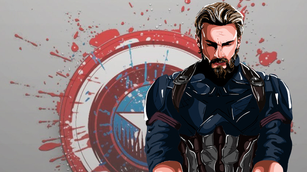 Captain America New Art 4k Wallpaper