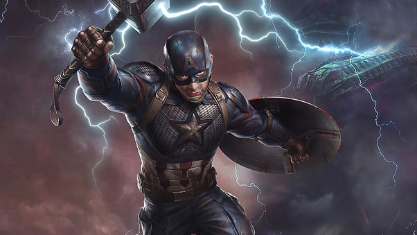 Captain America Powers 4k Wallpaper
