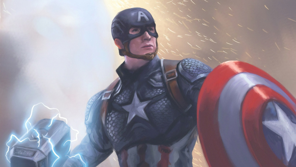 Captain America Shield Hammer Wallpaper