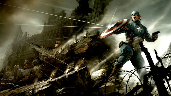 Captain America The First Avenger Artwork Wallpaper