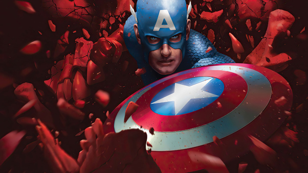 Captain America Vs Red Skull Wallpaper