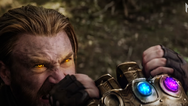 Captain America Vs Thanos In Avengers Infinity War 2018 Wallpaper