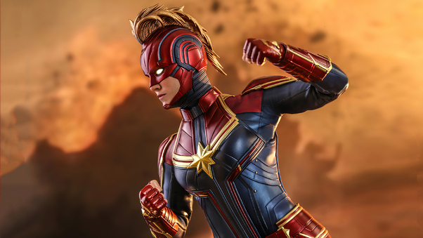 Captain Marvel 2020 Avengers Endgame Wallpaper