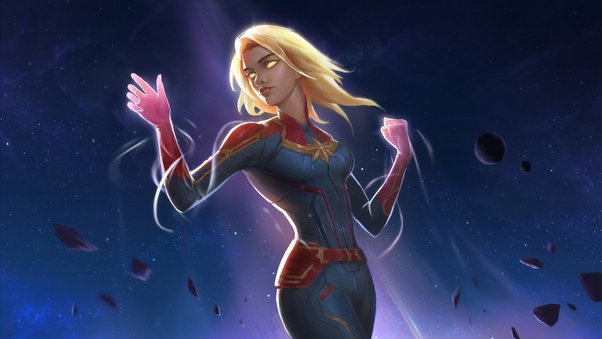 Captain Marvel 4k New Wallpaper