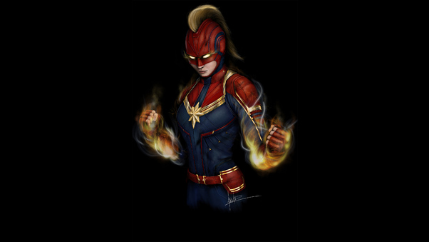 Captain Marvel 4k2020 Wallpaper