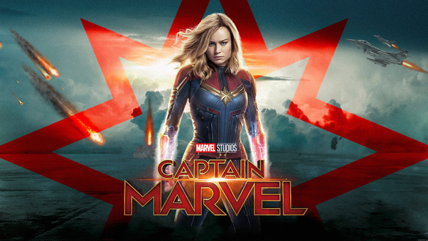 Captain Marvel 5k Poster Wallpaper