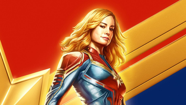 Captain Marvel Brazil Comic Con Poster Wallpaper