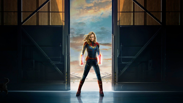 Captain Marvel Movie 2019 Offical Poster Wallpaper