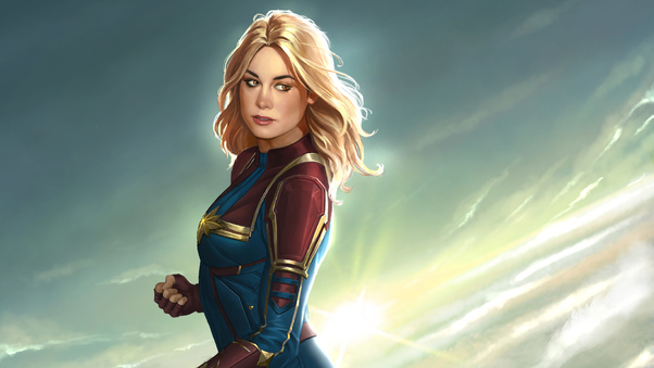 Captain Marvel New Artworks Wallpaper