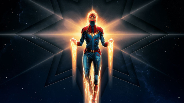Captain Marvel New Poster 2019 Wallpaper
