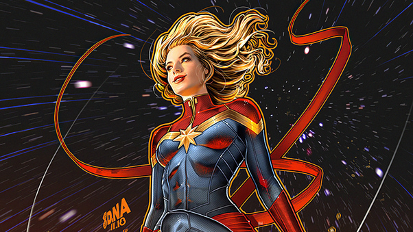 Captain Marvel No1 Wallpaper