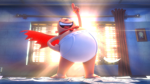 Captain Underpants Animated Movie Wallpaper