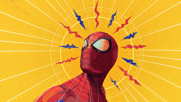 Capturing Spider Man In Action Wallpaper