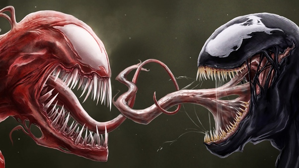 Carnage And Venom Artwork Wallpaper