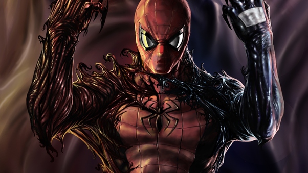 Carnage Venom Spiderman Artwork Wallpaper