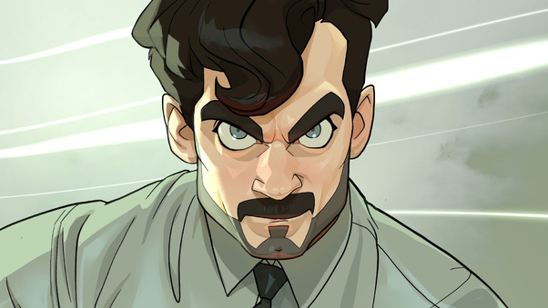 Cartoon Henry Cavill As August Walker In Mission Impossible Fallout Wallpaper