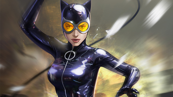 Catwoman Digital Art 4k Wallpaper