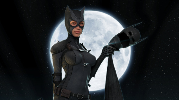 Catwoman Digital Art Wallpaper