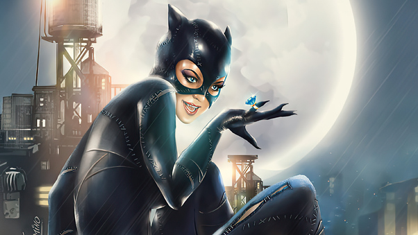 Catwoman Gotham City 4k Wallpaper