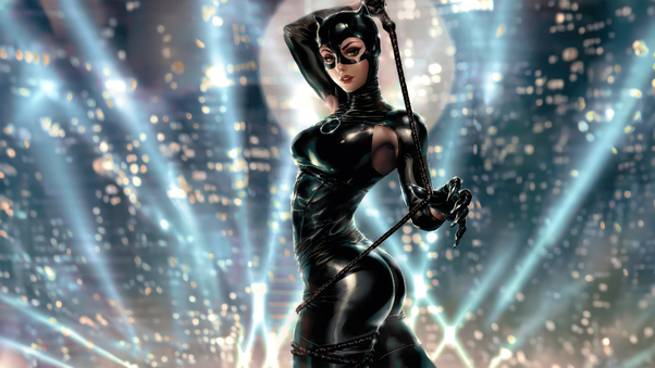 Catwoman Gotham Eleganc Wallpaper