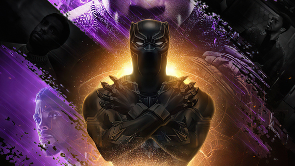 Chadwick Boseman Black Panther Fan Art 4k Wallpaper