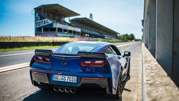 Chevrolet Corvette Grand Sport Rear Wallpaper