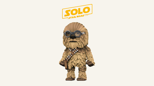 Chewie Solo A Star Wars Story Art Wallpaper