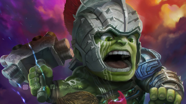 Chibi Hulk And Thor Wallpaper