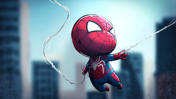 Chibi Spiderman Wallpaper