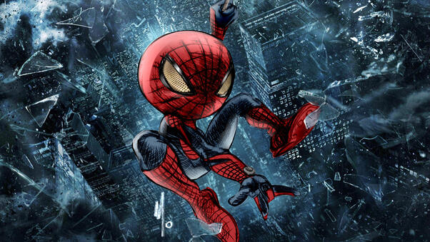 Chibi The Amazing SpiderMan Wallpaper