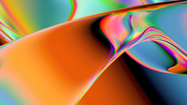 Chromatic Fragments Abstract 4k Wallpaper