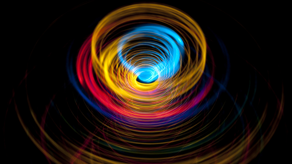 Circles Motion Rotation Abstract Colorful 4k Wallpaper