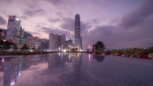 City Hong Kong Cityscape Urban Metropolis Building 4k Wallpaper