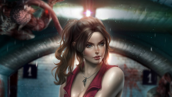 Claire Redfield Resident Evil 2 FanArt Wallpaper