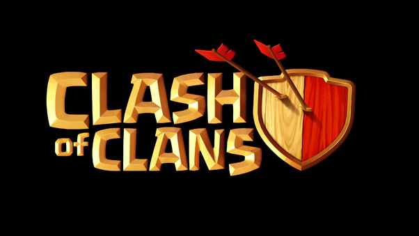 Clash Of Clans Logo 4k Wallpaper