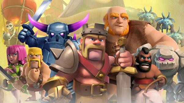 Clash Of Clans Mobile Game Wallpaper