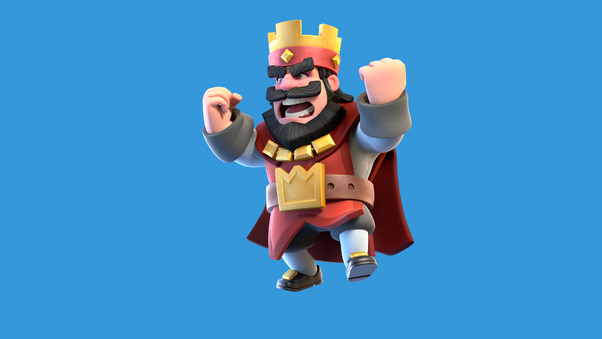 Clash Royale Red King Wallpaper