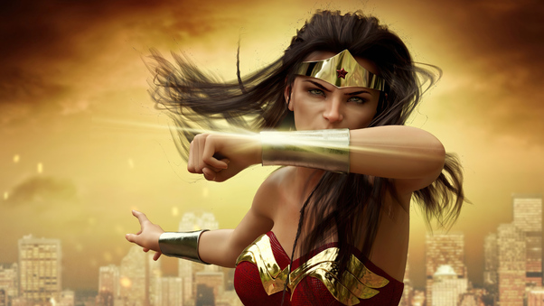 Classical Wonder Woman Wallpaper