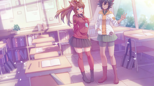 Classroom Anime 4k Wallpaper