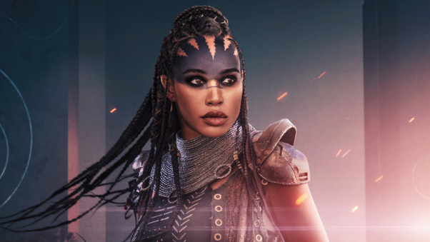 Cleopatra Coleman Is Devra Bloodaxe In Rebel Moon Part One A Child Of Fire Wallpaper