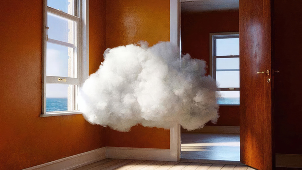 Cloud In The Room Wallpaper