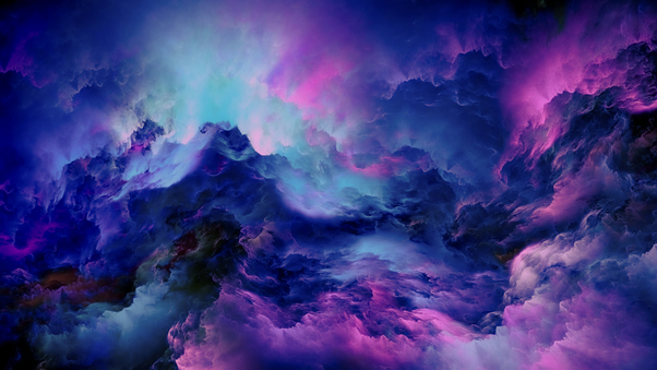 Clouds Performing Abstract Wallpaper