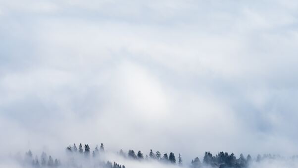 Clouds Snow Fog 5k Wallpaper
