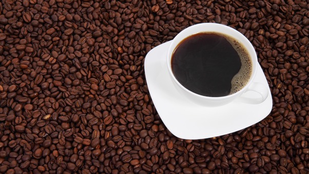 Coffee Cup Beans 4k Wallpaper