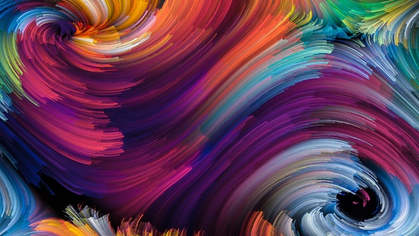 Color Abstract Brackdrops Spiral 4k Wallpaper