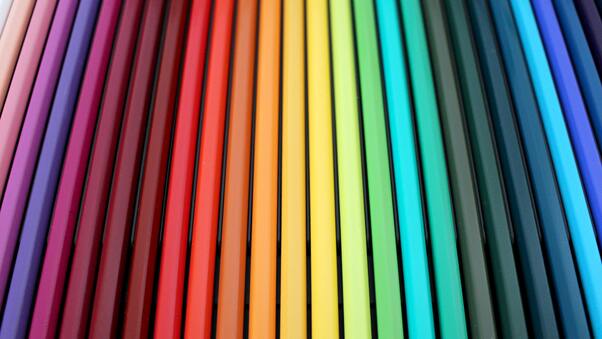 Colorful Crayons Pencils Background 5k Wallpaper
